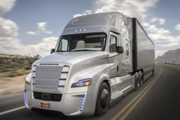 autonomous Trucks on highway